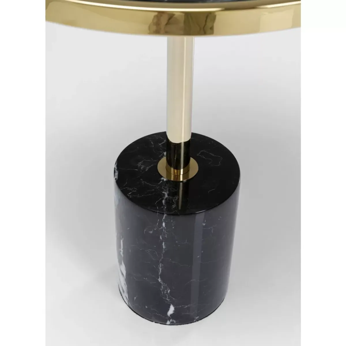 KARE Design Beistelltisch San Remo Base Schwarz O46Cm- Tische