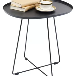 KARE Design Beistelltisch Turin Schwarz- Outdoormöbel