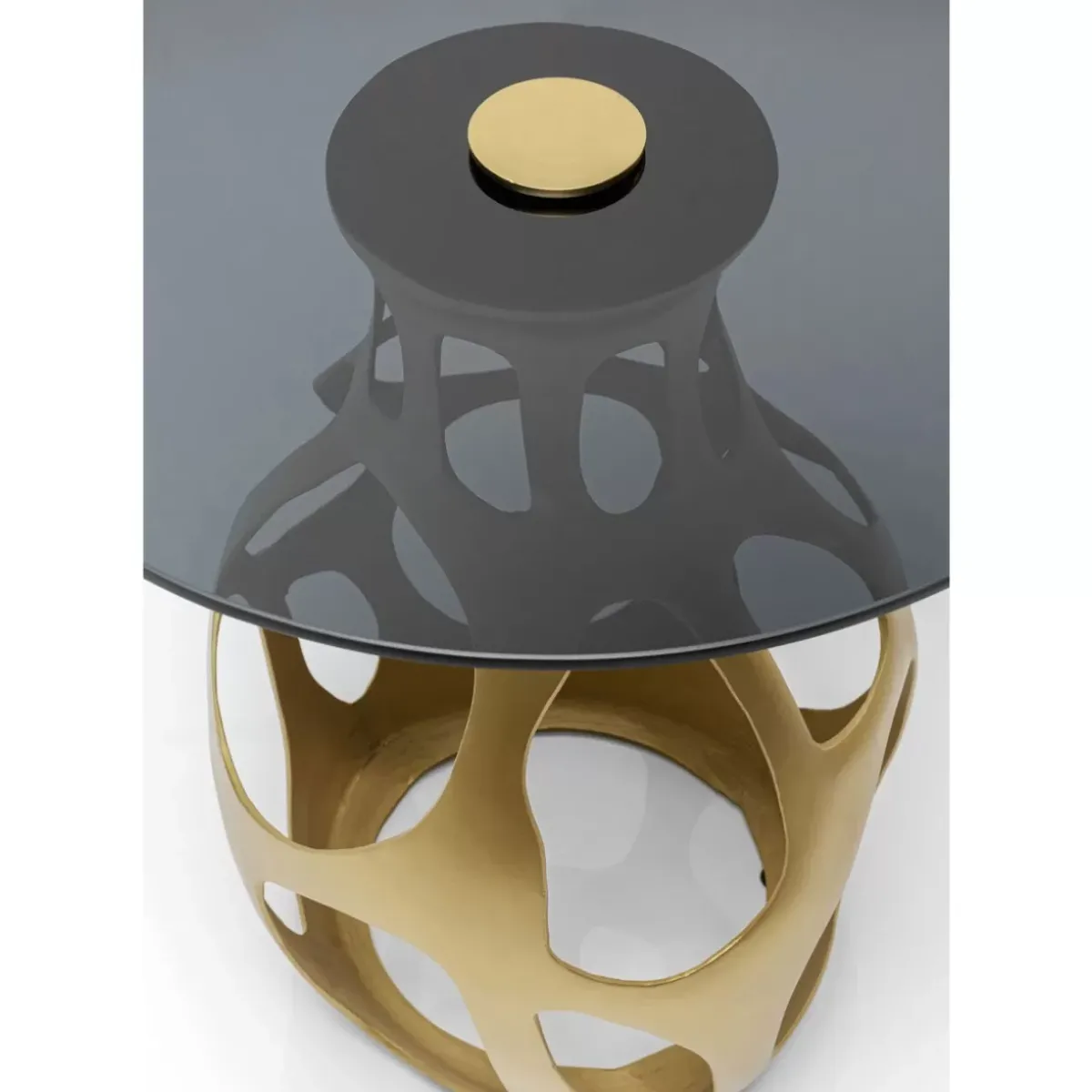 KARE Design Beistelltisch Volcano Gold O60Cm- Tische