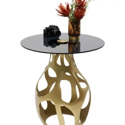 KARE Design Beistelltisch Volcano Gold O60Cm- Tische