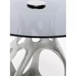 KARE Design Beistelltisch Volcano Silber O60Cm- Tische