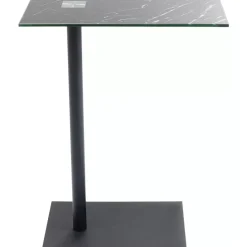 KARE Design Beistelltisch West Coast Schwarz Marble 50X34Cm- Tische
