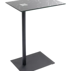 KARE Design Beistelltisch West Coast Schwarz Marble 50X34Cm- Tische