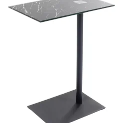 KARE Design Beistelltisch West Coast Schwarz Marble 50X34Cm- Tische