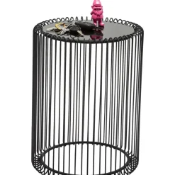 KARE Design Beistelltisch Wire Schwarz (2/Set) O44Cm- Tische