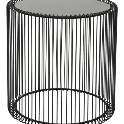 KARE Design Beistelltisch Wire Schwarz (2/Set) O44Cm- Tische