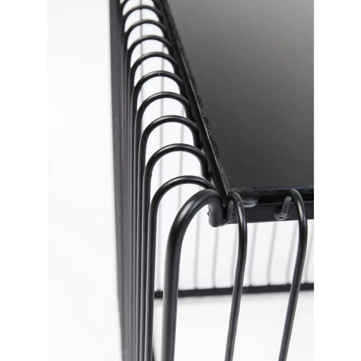 KARE Design Beistelltisch Wire Square Schwarz (2/Set) 45X45Cm- Tische