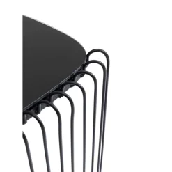 KARE Design Beistelltisch Wire Triangle Schwarz (2/Set)- Tische