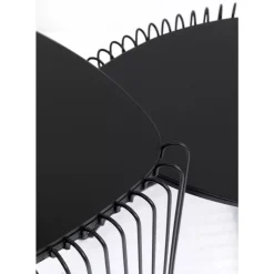 KARE Design Beistelltisch Wire Triangle Schwarz (2/Set)- Tische