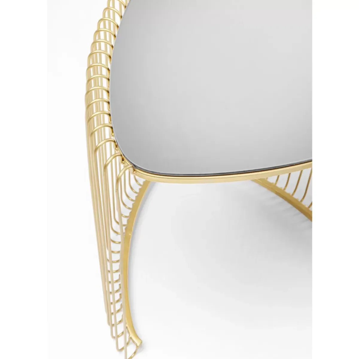 KARE Design Beistelltisch Wire Triangle Gold (2/Set)- Tische