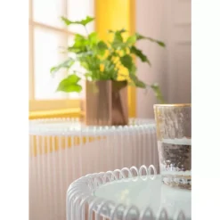 KARE Design Beistelltisch Wire White (2/Set) O44Cm- Tische