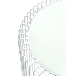 KARE Design Beistelltisch Wire White (2/Set) O44Cm- Tische