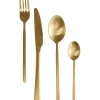 KARE Design Besteck Gloria Matt Gold (16-Tlg.)- Geschirr & Tischaccessoires