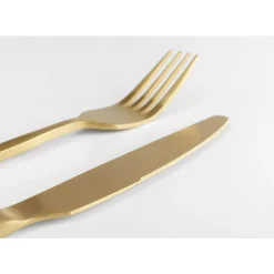 KARE Design Besteck Gloria Matt Gold (16-Tlg.)- Geschirr & Tischaccessoires