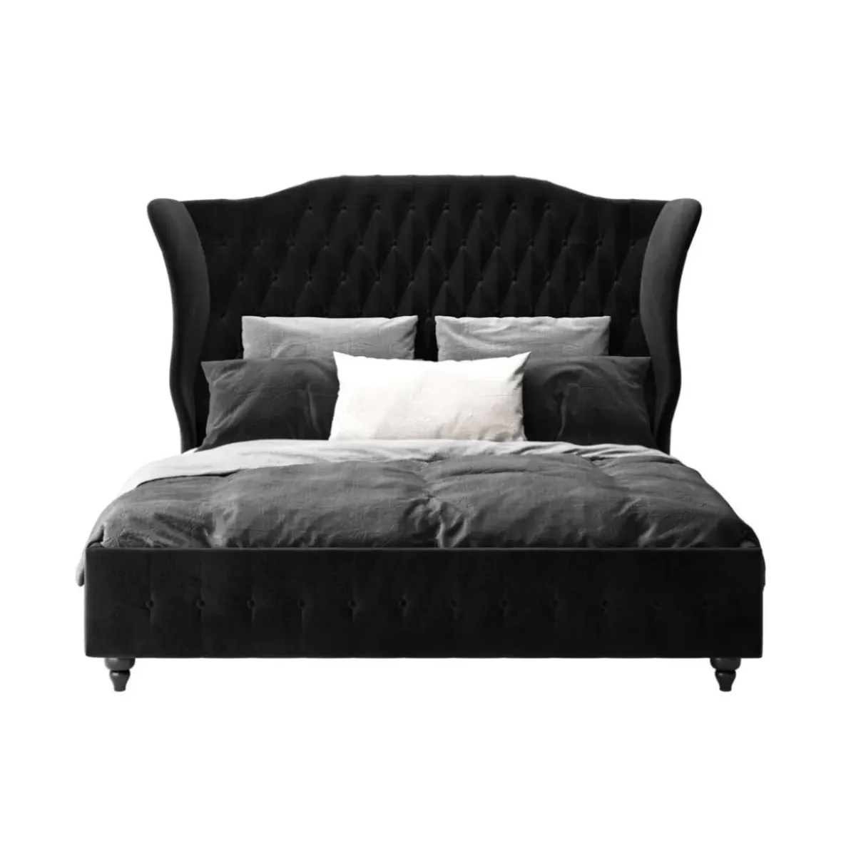 KARE Design Bett City Spirit Graphit 180X200Cm- Betten