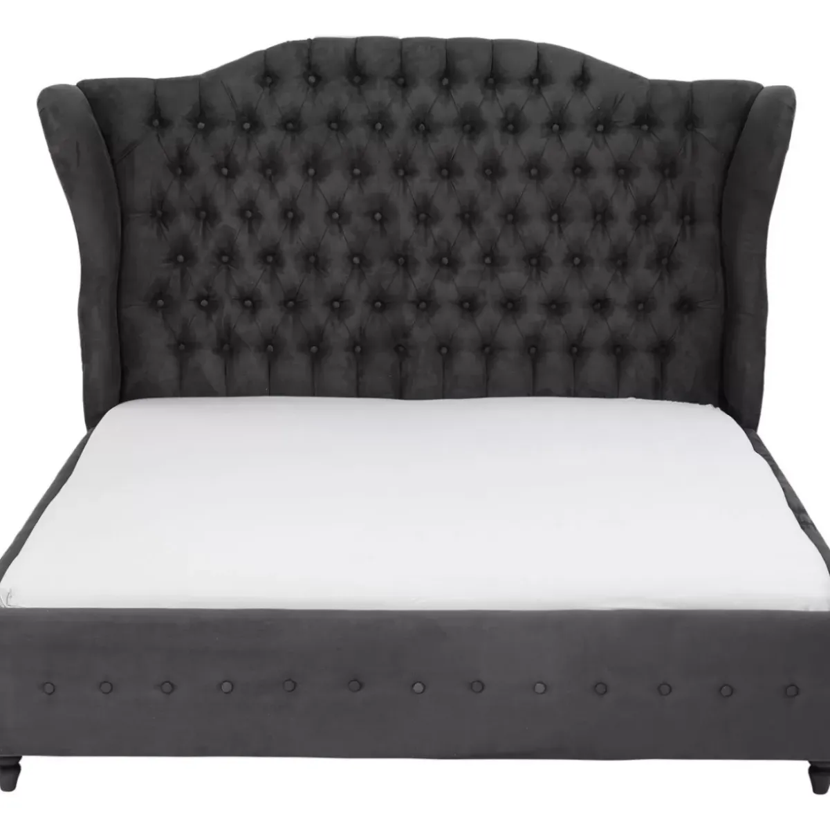 KARE Design Bett City Spirit Graphit 160X200Cm- Betten