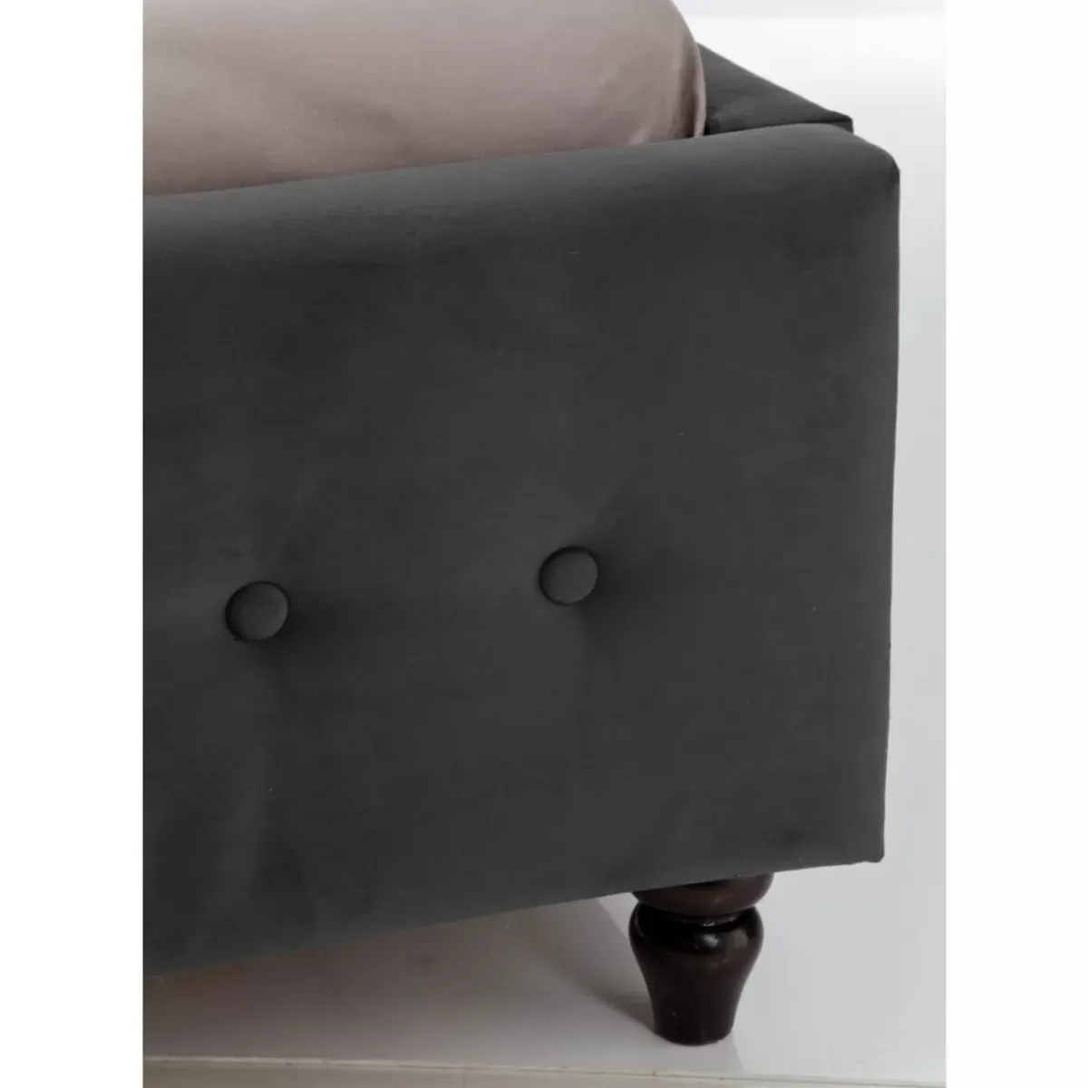 KARE Design Bett City Spirit Graphit 160X200Cm- Betten