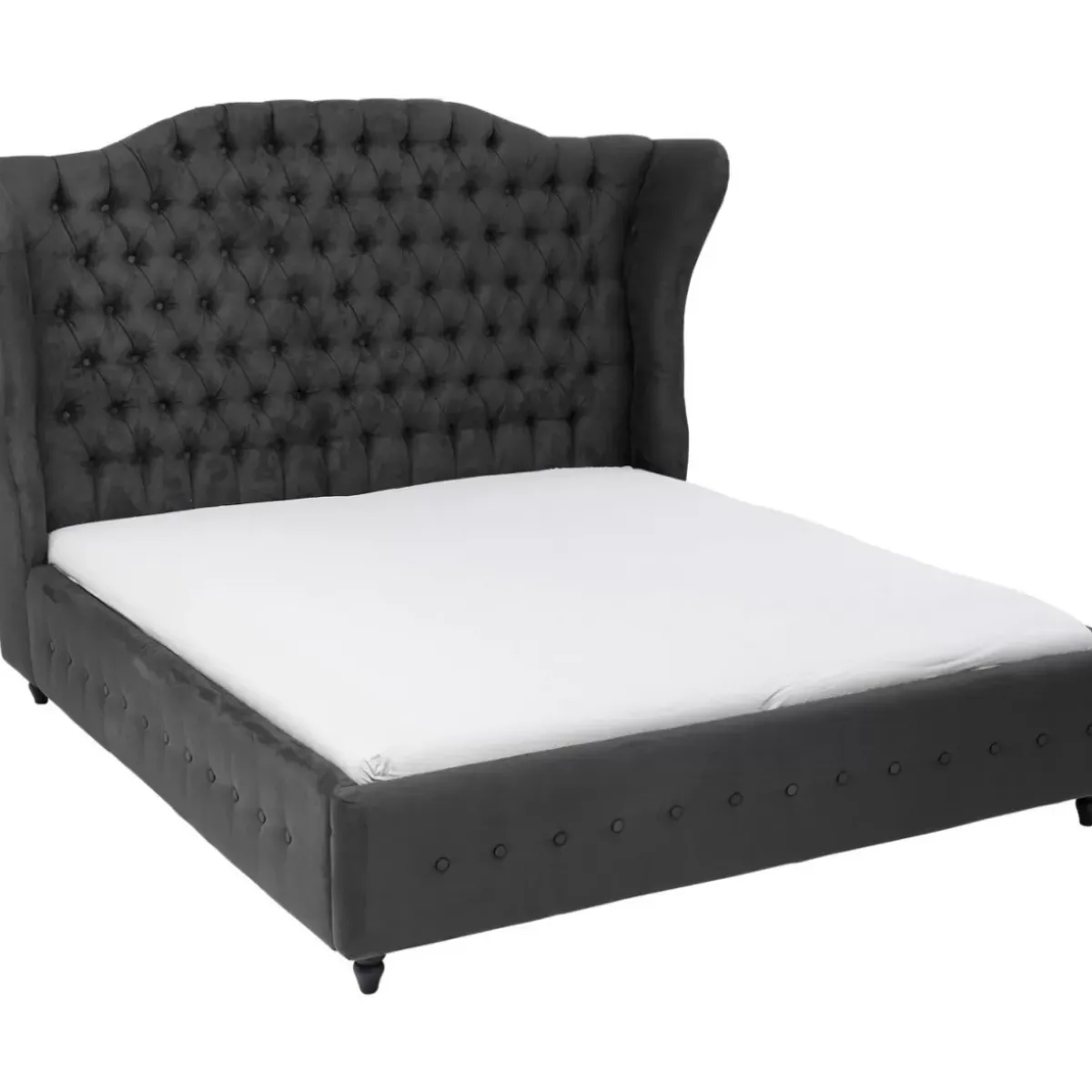 KARE Design Bett City Spirit Graphit 160X200Cm- Betten