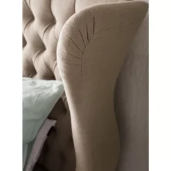 KARE Design Bett City Spirit Linen Natural 180X200Cm- Betten