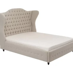 KARE Design Bett City Spirit Linen Natural 180X200Cm- Betten