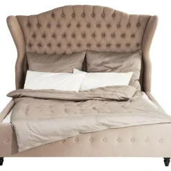 KARE Design Bett City Spirit Linen Natural 180X200Cm- Betten