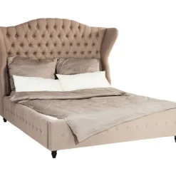 KARE Design Bett City Spirit Linen Natural 180X200Cm- Betten