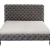 KARE Design Bett Desire Hoch Silbergrau 160X200 Cm- Betten