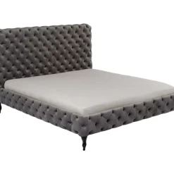 KARE Design Bett Desire Hoch Silbergrau 160X200 Cm- Betten