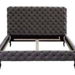 KARE Design Bett Desire Hoch Silbergrau 160X200 Cm- Betten