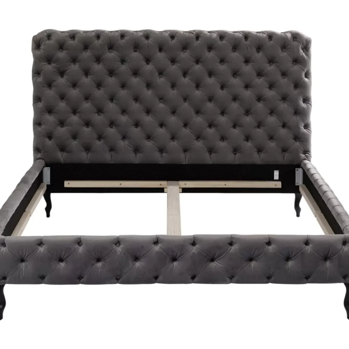 KARE Design Bett Desire Hoch Silbergrau 160X200 Cm- Betten