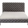 KARE Design Bett Desire Hoch Silbergrau 180X200 Cm- Betten