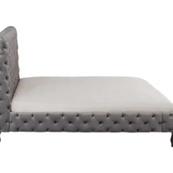 KARE Design Bett Desire Hoch Silbergrau 180X200 Cm- Betten