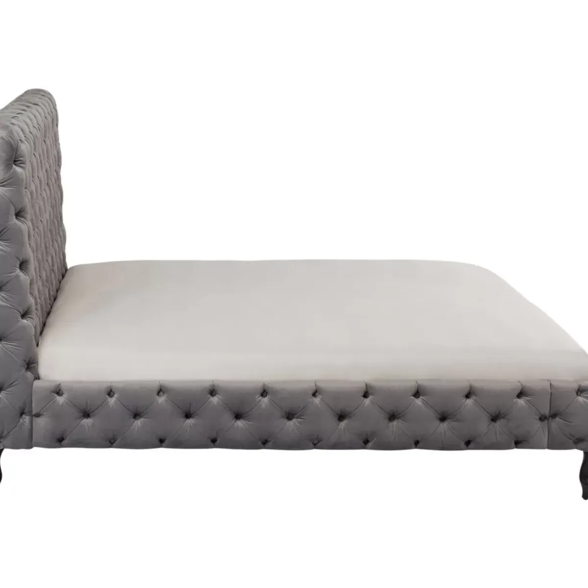 KARE Design Bett Desire Hoch Silbergrau 180X200 Cm- Betten