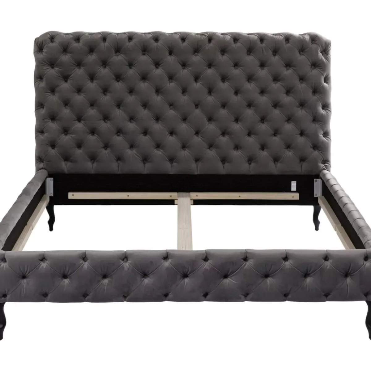 KARE Design Bett Desire Hoch Silbergrau 180X200 Cm- Betten