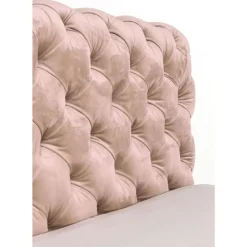 KARE Design Bett Desire Velvet Ecru 160X200Cm- Betten