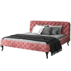 KARE Design Bett Desire Velvet Rose 160X200Cm- Betten