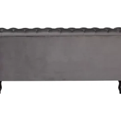 KARE Design Bett Desire Velvet Silbergrau 200X200Cm- Betten