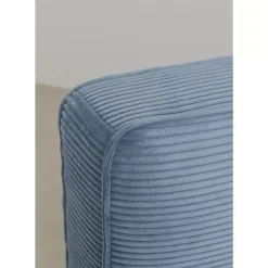 KARE Design Bett East Side Cord Blau 180X200Cm- Betten
