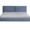 KARE Design Bett East Side Cord Blau 160X200Cm- Betten