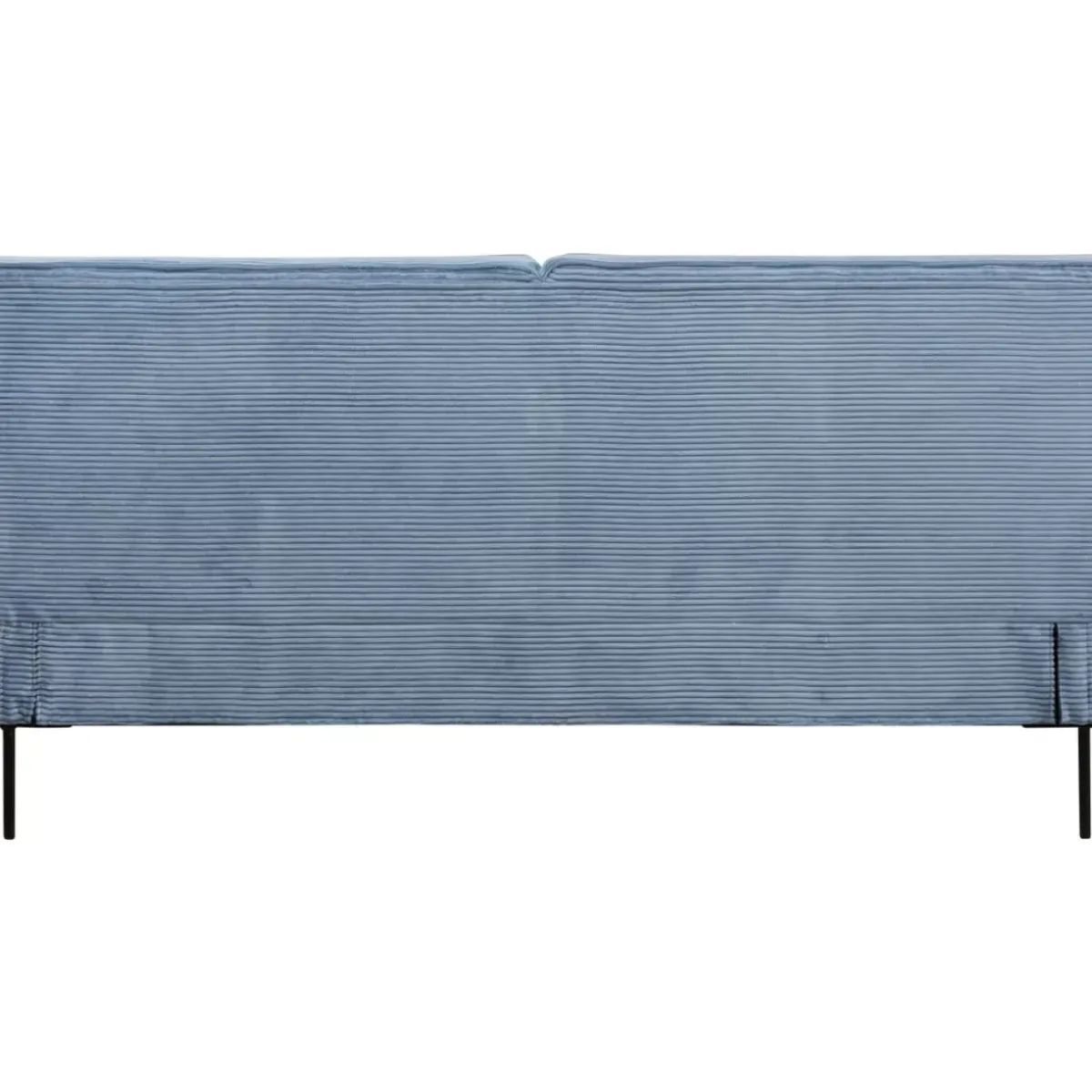 KARE Design Bett East Side Cord Blau 160X200Cm- Betten