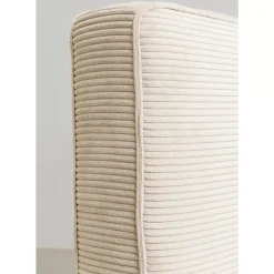 KARE Design Bett East Side Cord Creme 160X200Cm- Betten