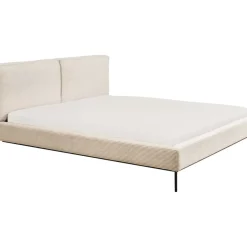 KARE Design Bett East Side Cord Creme 160X200Cm- Betten