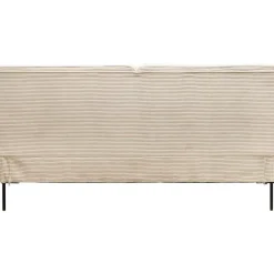 KARE Design Bett East Side Cord Creme 160X200Cm- Betten