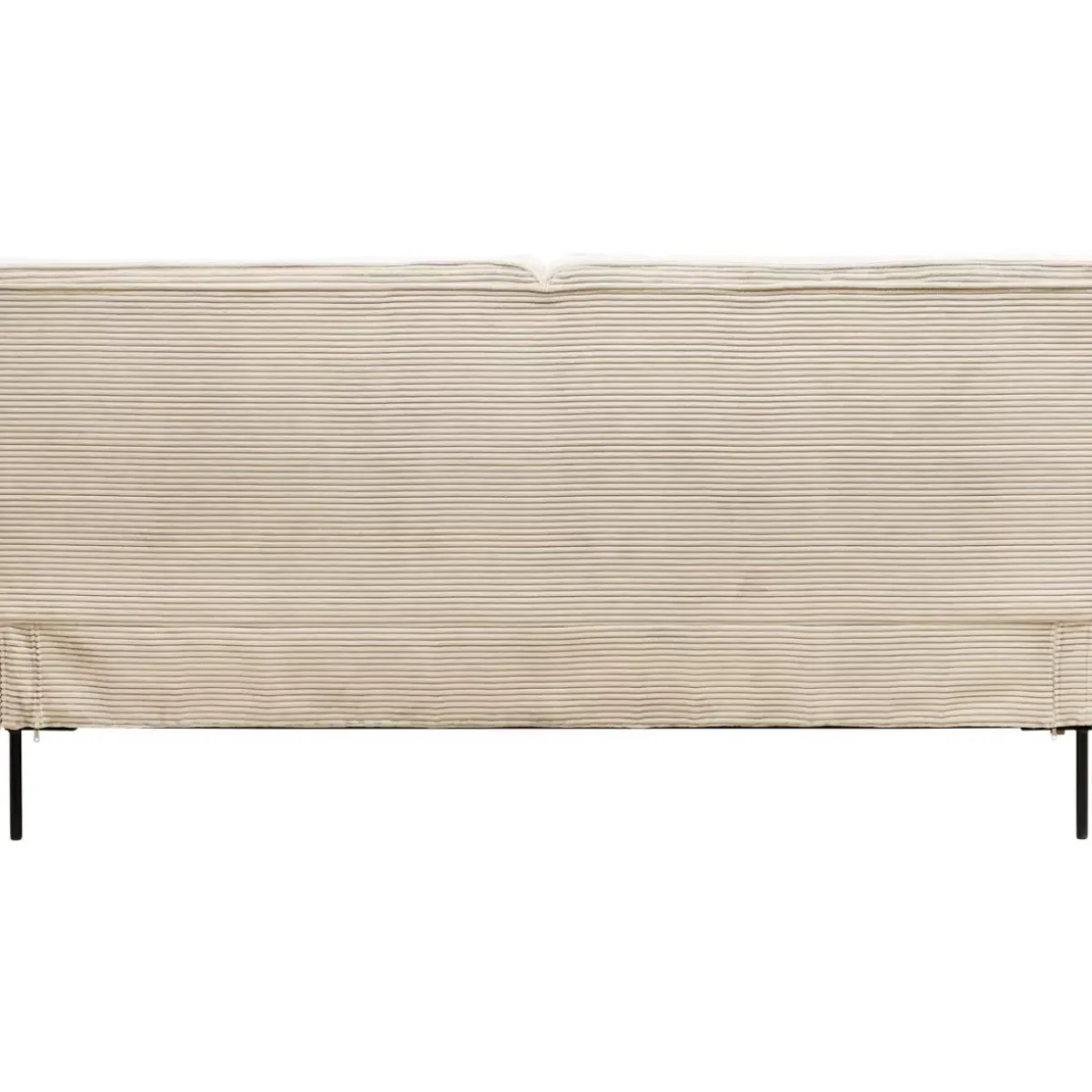 KARE Design Bett East Side Cord Creme 160X200Cm- Betten