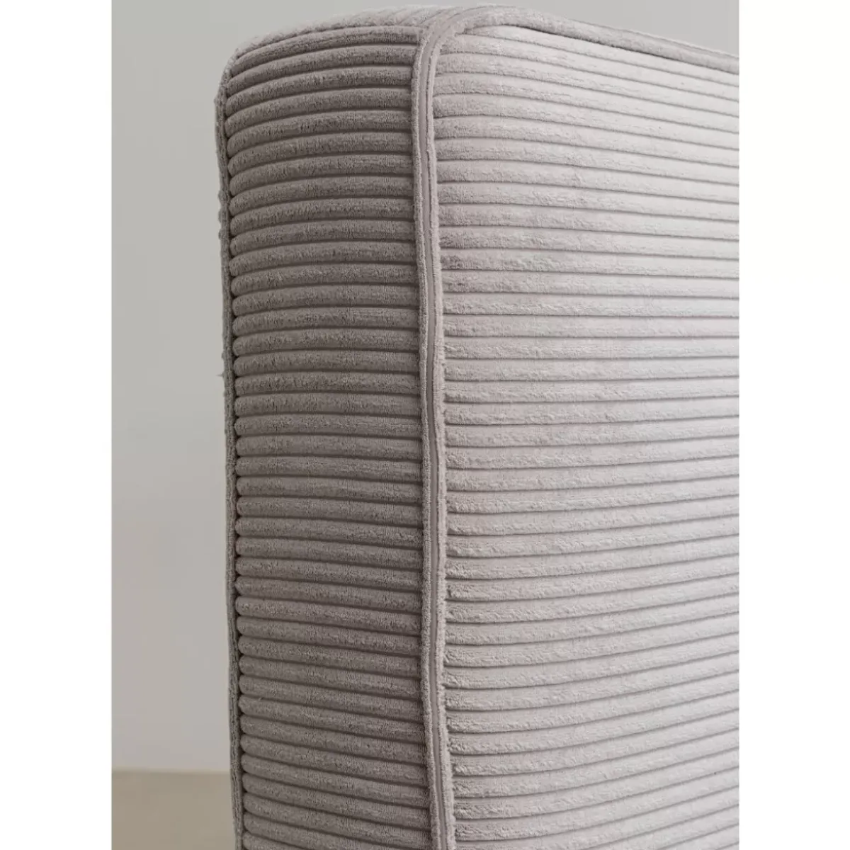 KARE Design Bett East Side Cord Grau 180X200Cm- Betten