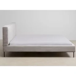 KARE Design Bett East Side Cord Grau 180X200Cm- Betten