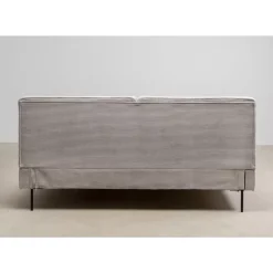 KARE Design Bett East Side Cord Grau 180X200Cm- Betten