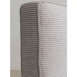 KARE Design Bett East Side Cord Grau 160X200Cm- Betten