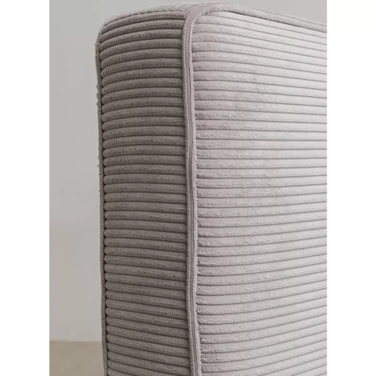 KARE Design Bett East Side Cord Grau 160X200Cm- Betten