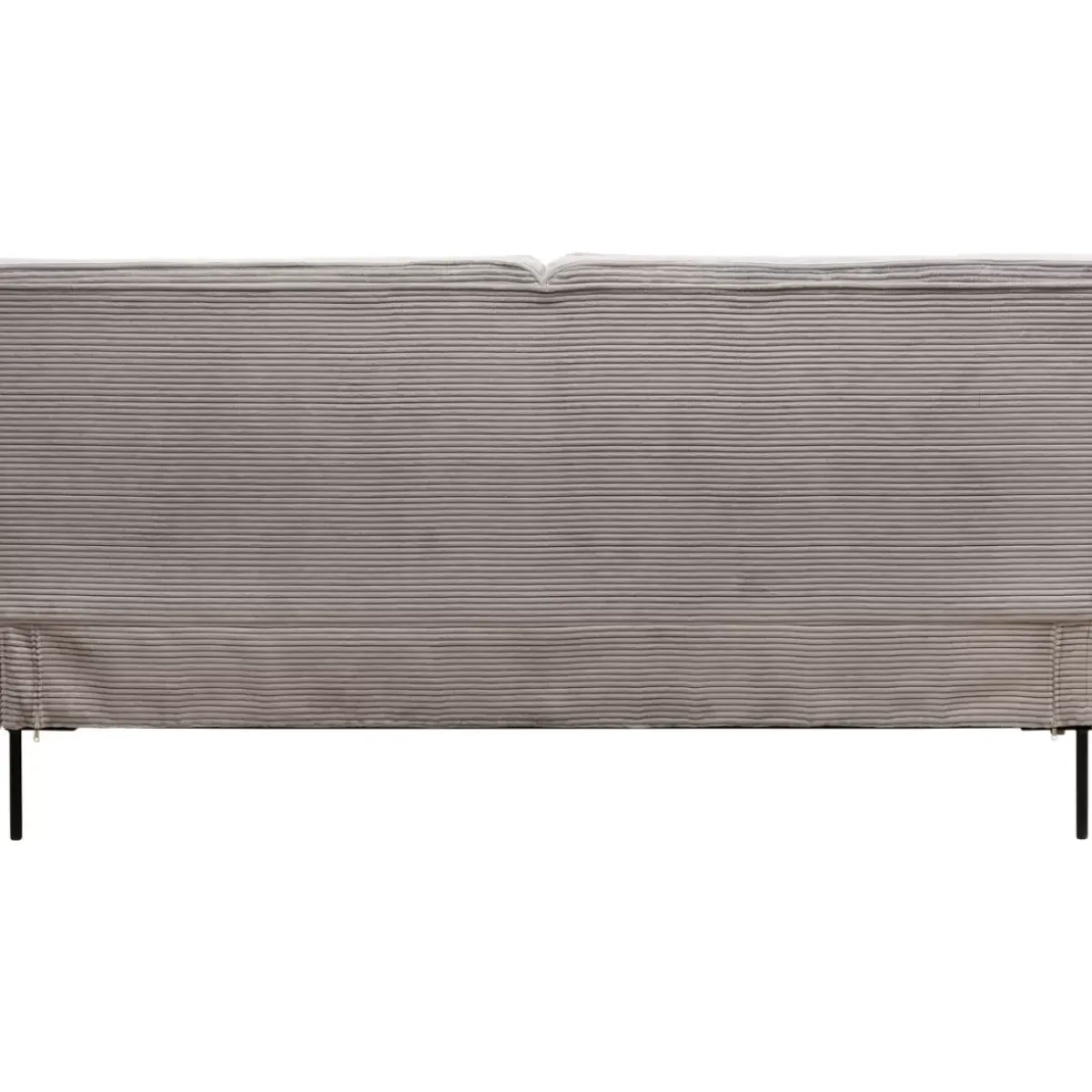 KARE Design Bett East Side Cord Grau 160X200Cm- Betten